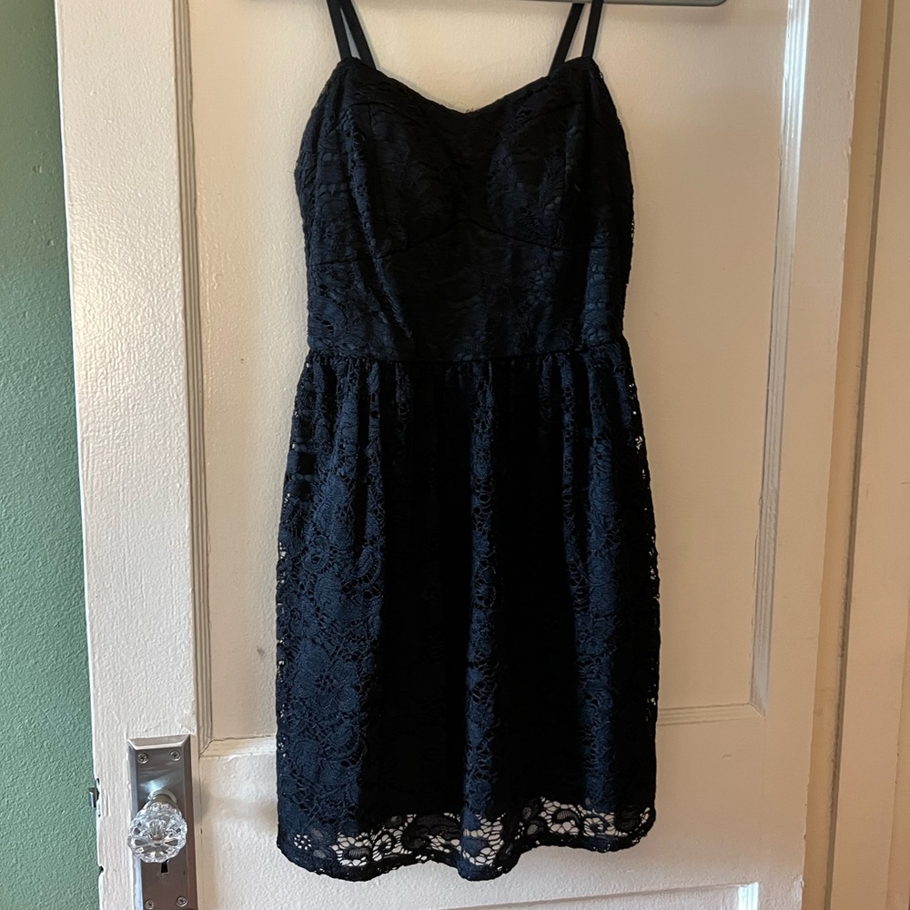 Lily Rose Black Dress Size Medium